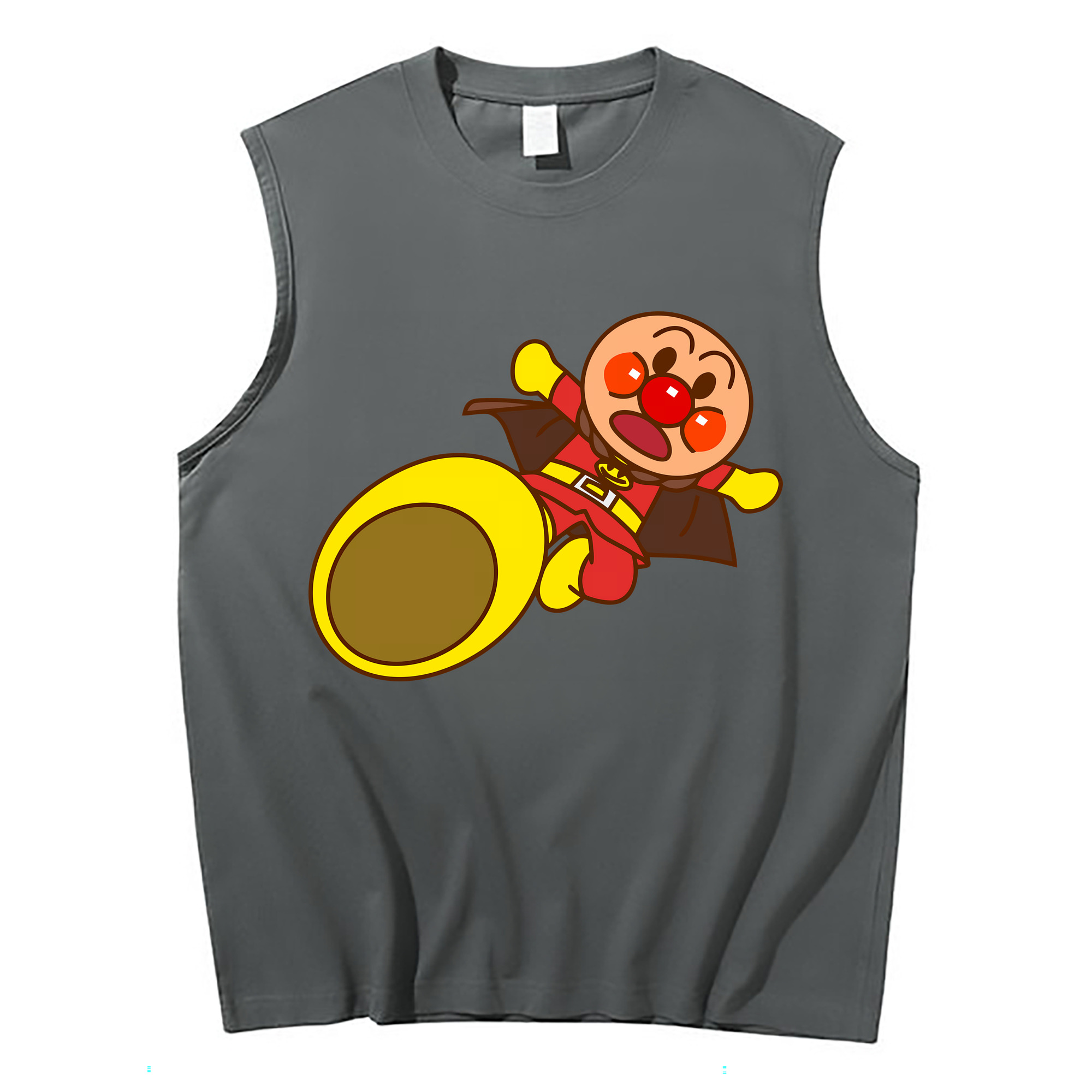 （画像用） アンパンマン Anpanman コットン100％タンクトップ（フロントプリント）